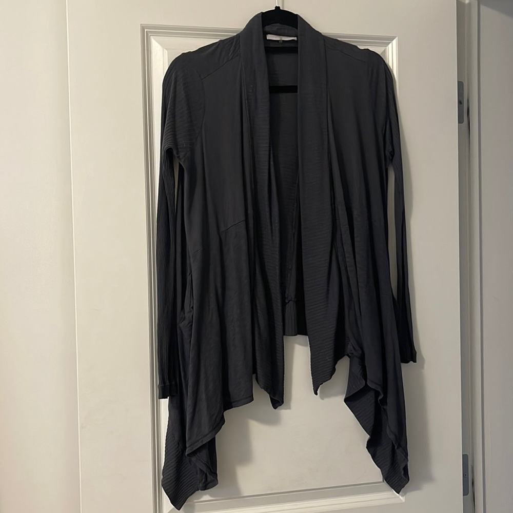 7 For All Mankind Dark Grey Cardigan